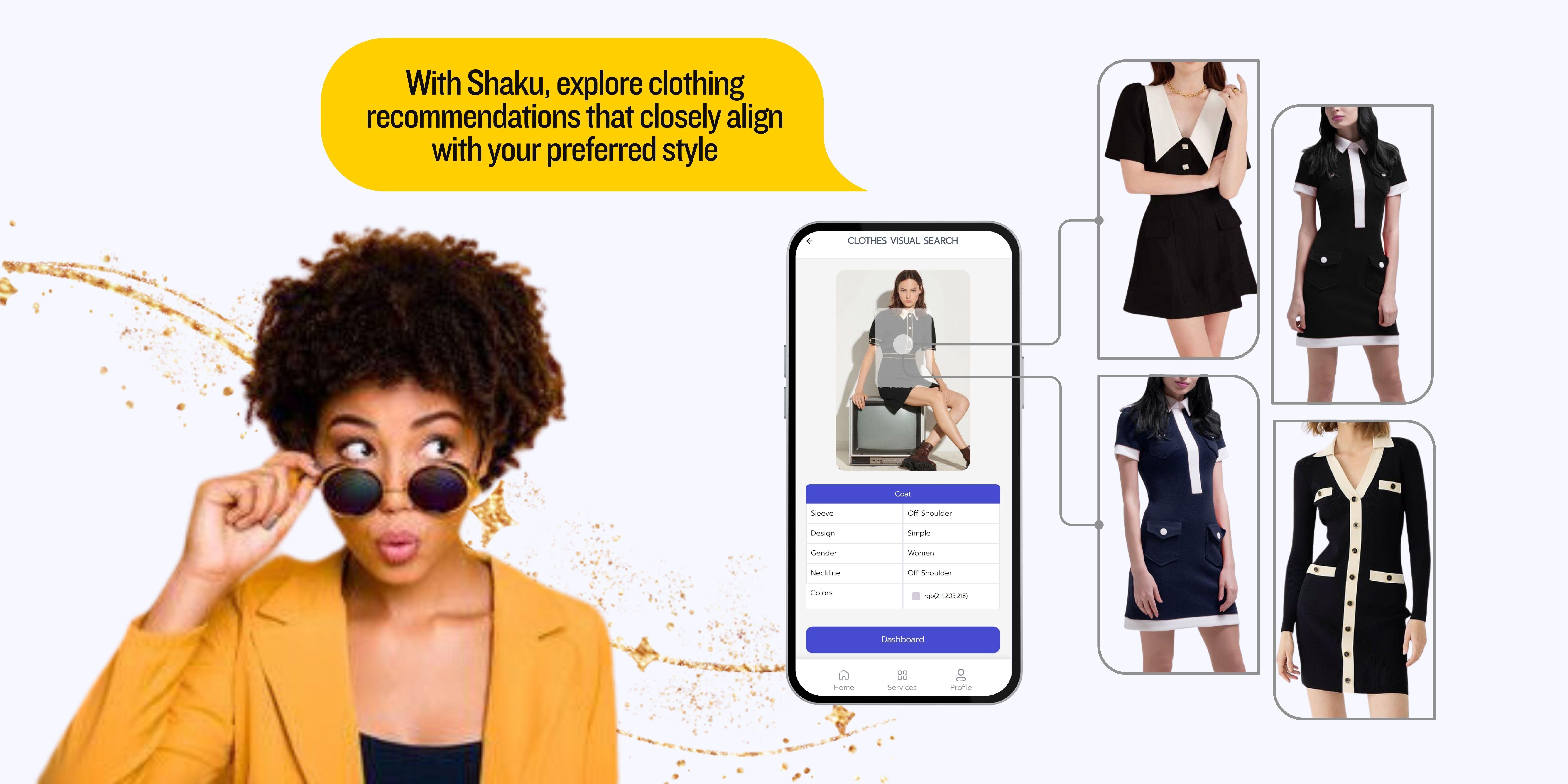 AI clothes visual search, AI in online shopping